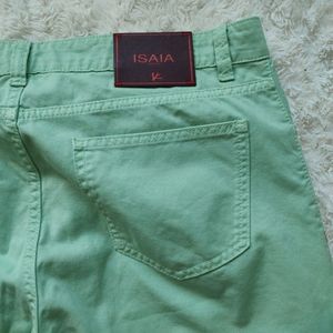 Isaia teal jeans 1 of 1